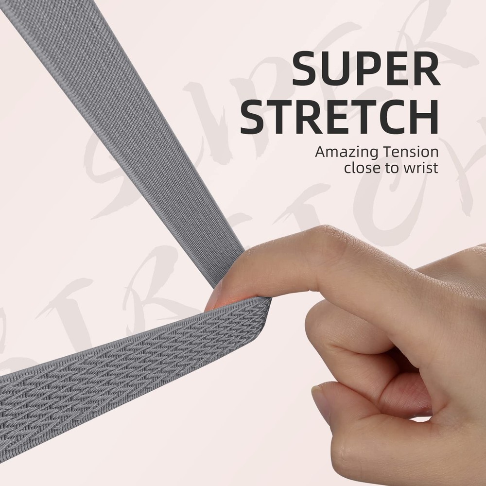 6 Pack Stretchy Solo Loop Compatible with Fitbit Charge 5 Bands/Fitbit Charge...