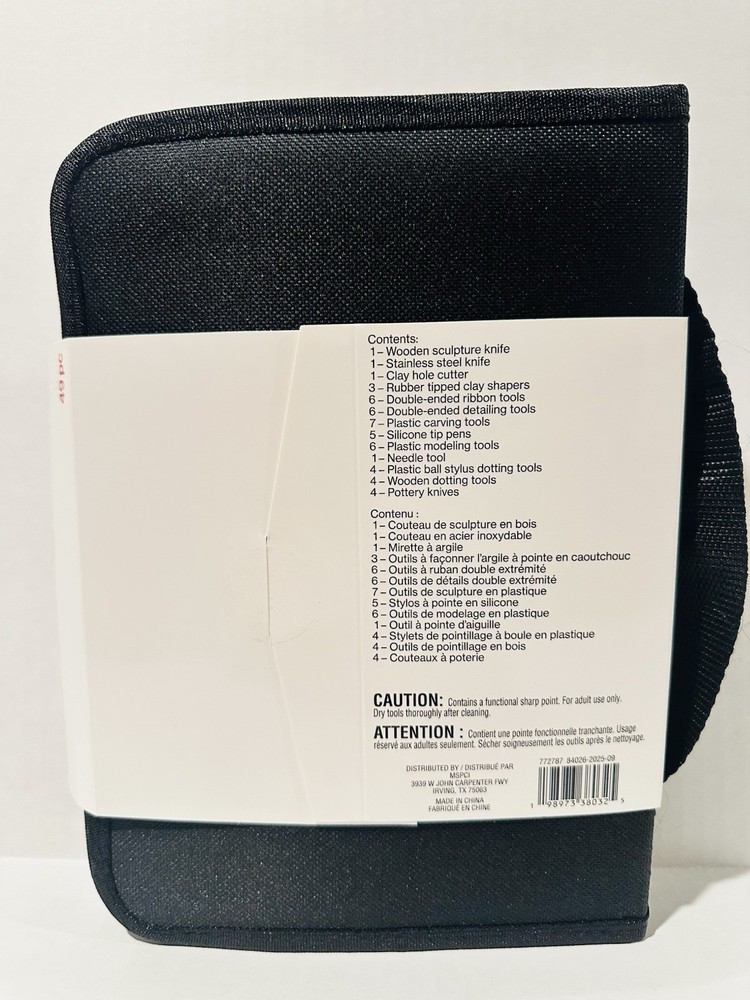 craft smart CLAY TOOL SET 49 Piece