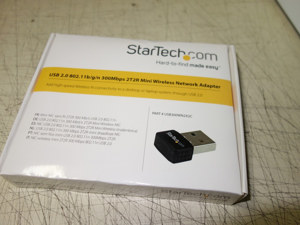 Startech USB300WN2X2C USB 2.0 300 Mbps Mini Wireless-N Network Adapter