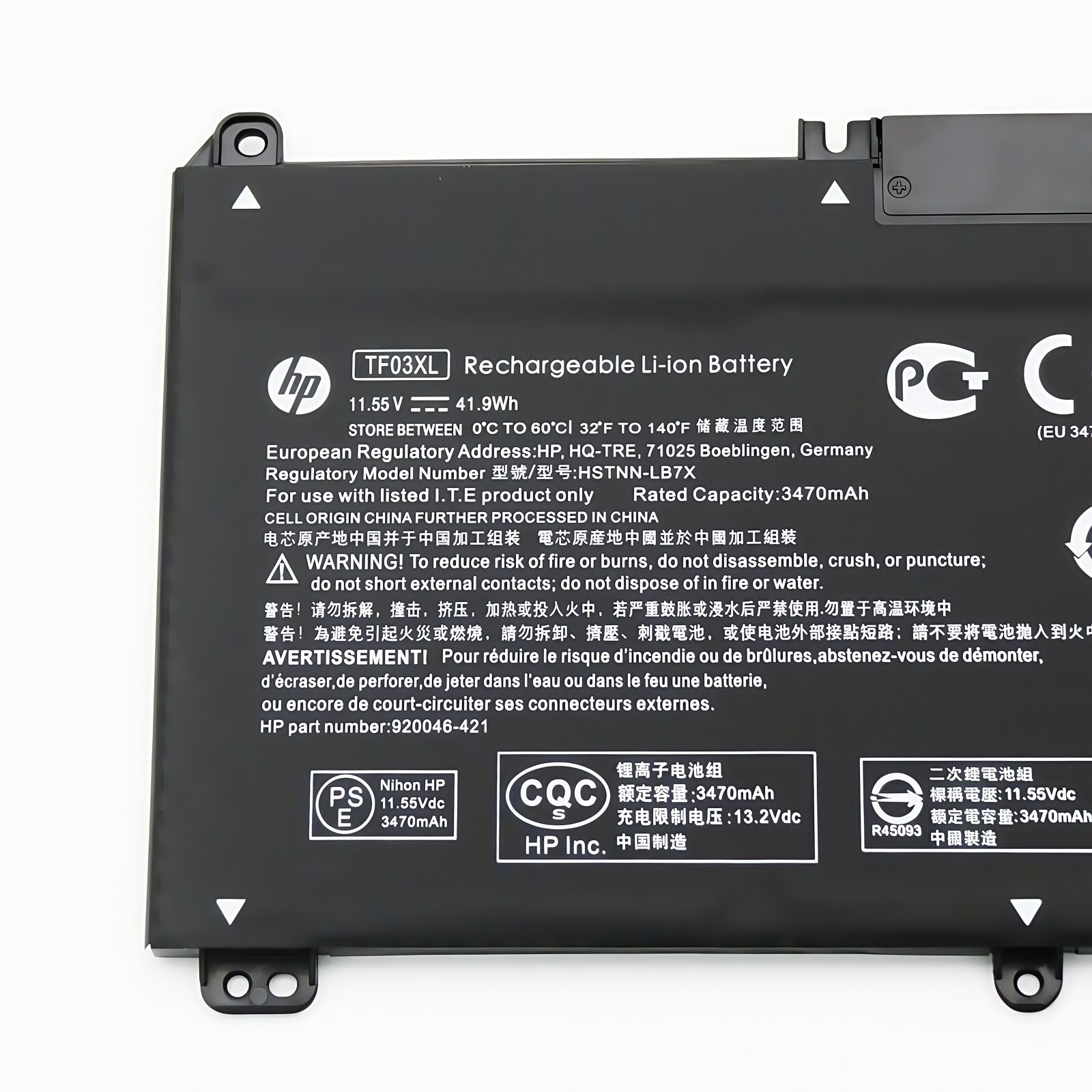 Genuine TF03XL Battery For HP Pavilion 15-CC 15-CK 15-CD 14-CD Series 920070-855