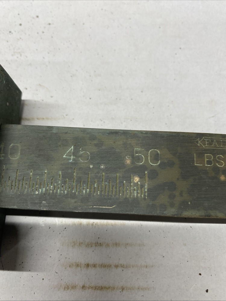 Fairbanks Platform Scale Bar Brass FB-08