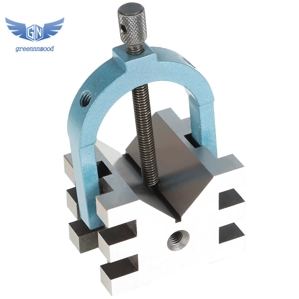 Multi-Use 2-3/8" x 2-3/4" x 2" V-Block and Clamp Set Hardened Steel Precision