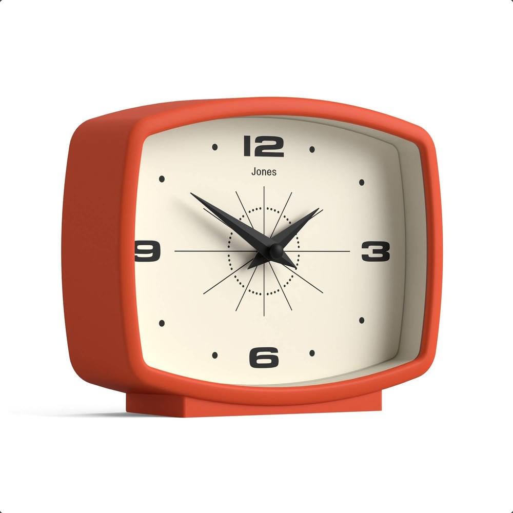 ® Film Desk Clock | Retro Rectangular Design | Orange | Retro Design, Blendin...