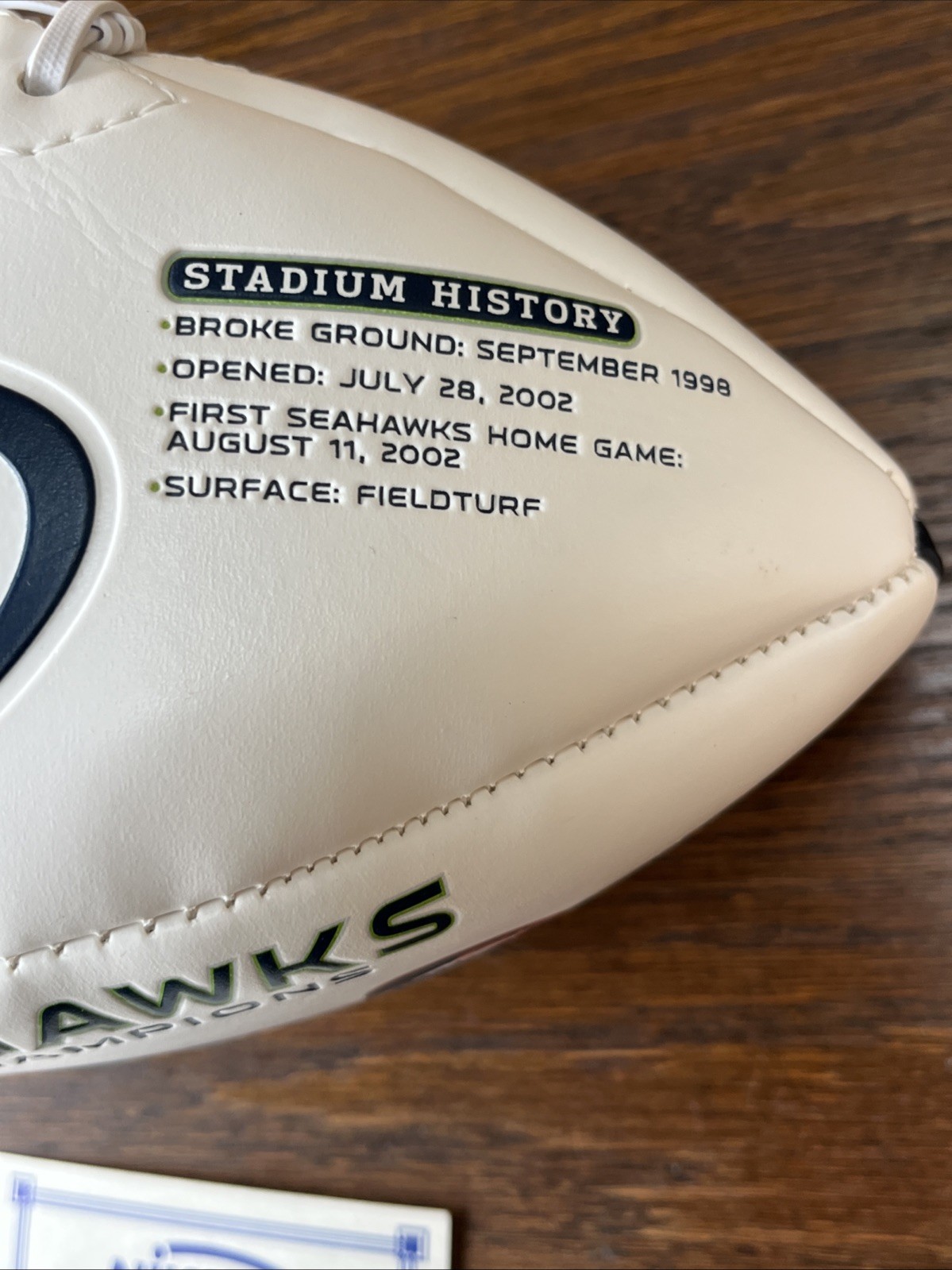 Seattle Seahawks Super Bowl XLVIII Champions Football Limited Edition COA! NIB