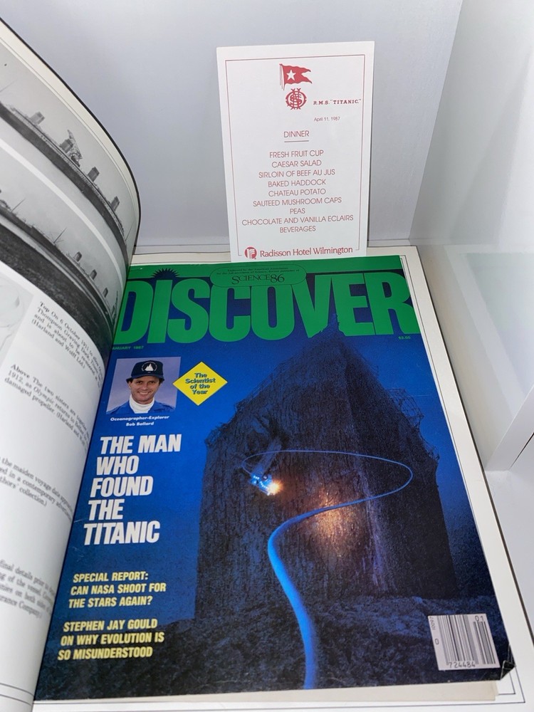 Signed Titanic books archive