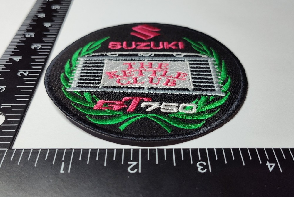 Suzuki GT750 Large Patch NOS Hook Loop Tactical Backpack NOS High Quality Patch