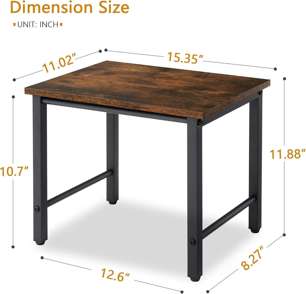 Printer Stand-Desktop Shelf Storage Organizer Printers,Small End Table Book