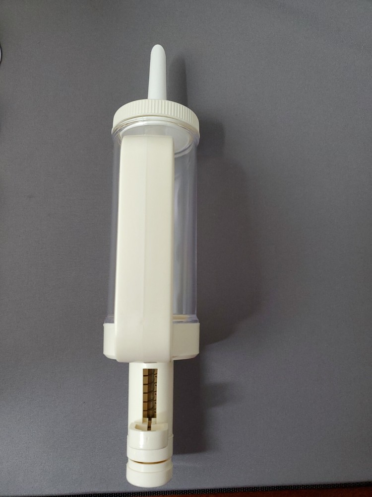 Cookie Press Set 6pc Set White Plastic