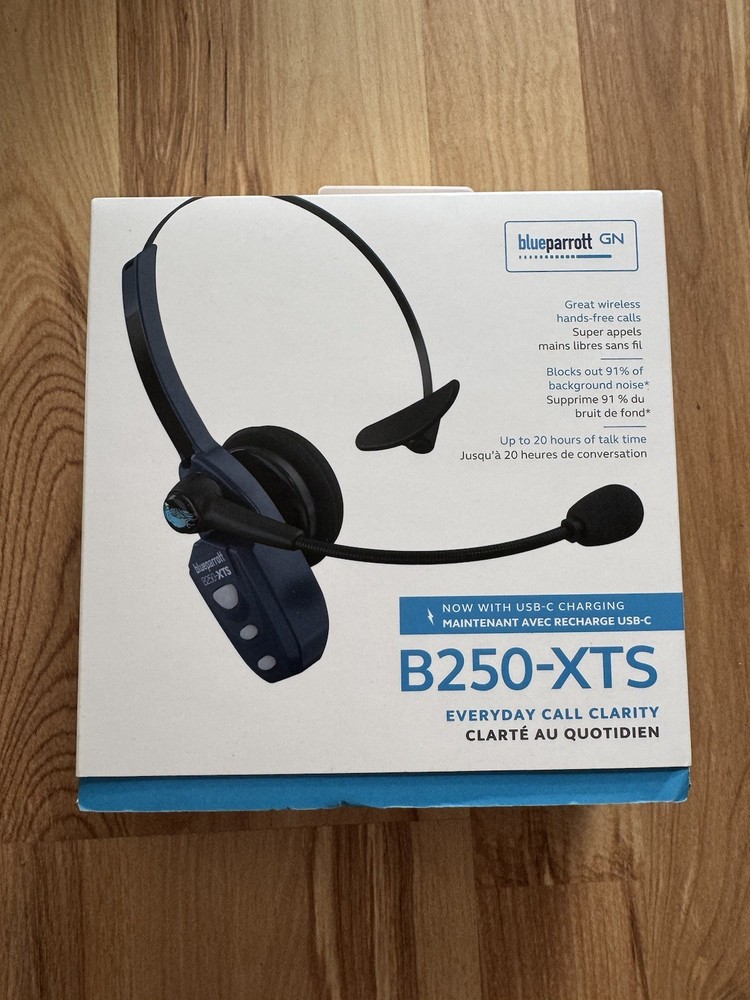 BlueParrott B250-XTS SE USB-C Bluetooth Wireless Headset - New Sealed