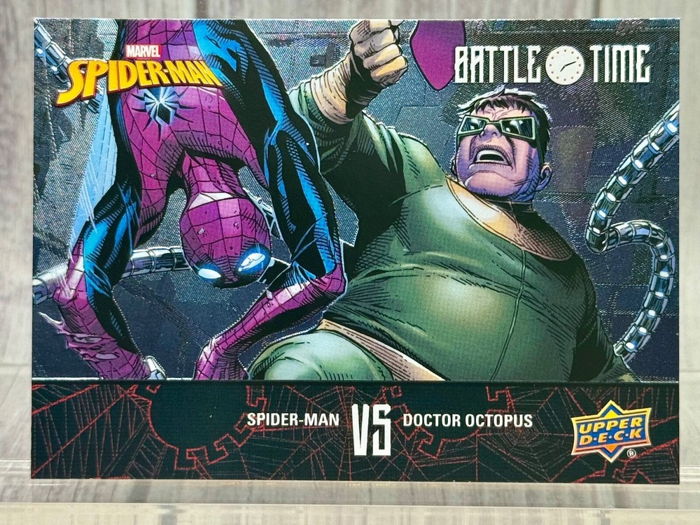 2024 Marvel Spider-Man Battle Time SPIDER-MAN VS Inserts Upper Deck