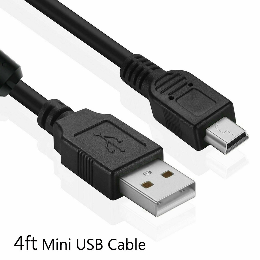 Aprelco Mini USB Cable Data Sync Charging Cord for PS3 Camera Nuvi GPS PS3 MP3