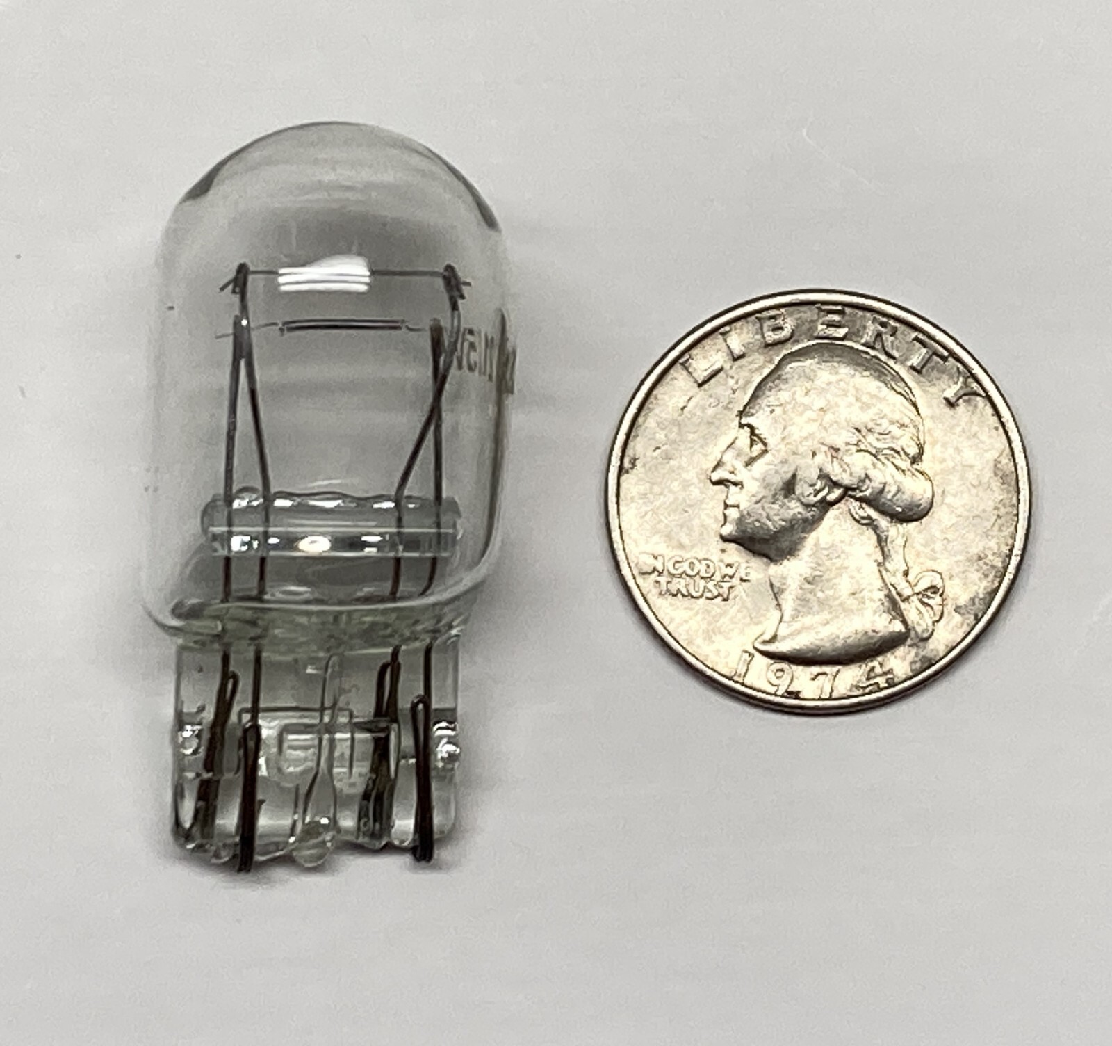 10 Pack 7443 T20 Clear Tail Light Brake Lamp Bulbs - FAST USA Ship