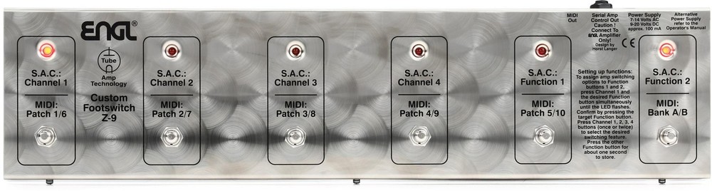 ENGL Amplifiers Z-9 Footswitch