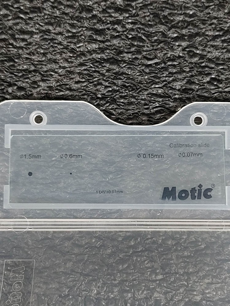 Moticam 3 Calibration Slide