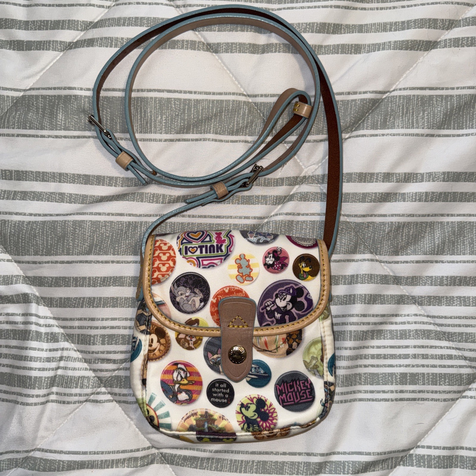 Dooney & Bourke Disney Character Buttons Crossbody Bag - Purse