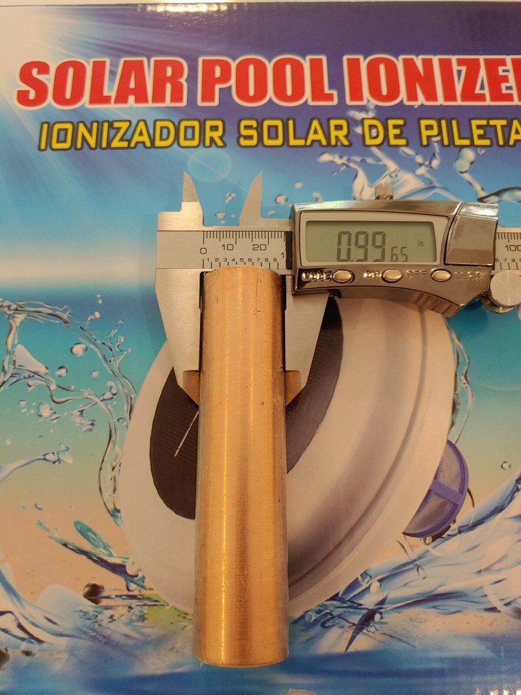 Replace 1 Copper Anode 450g - Wing Nut - Solar Pool Ionizer Universal