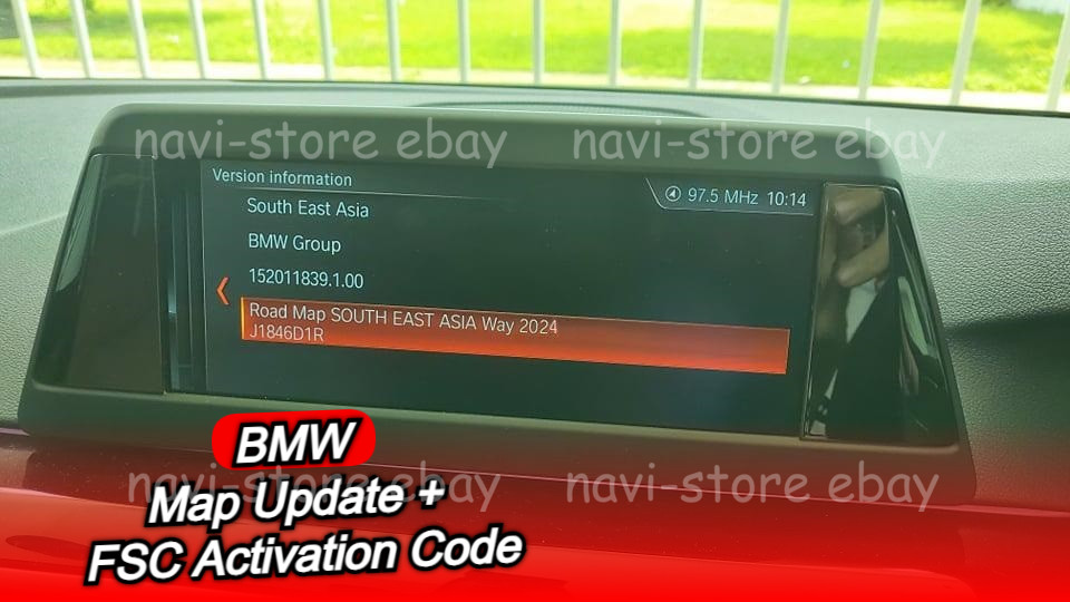 BMW Southeast ASIA WAY 2024-1 MAP Navigation Update + FSC Activation Code