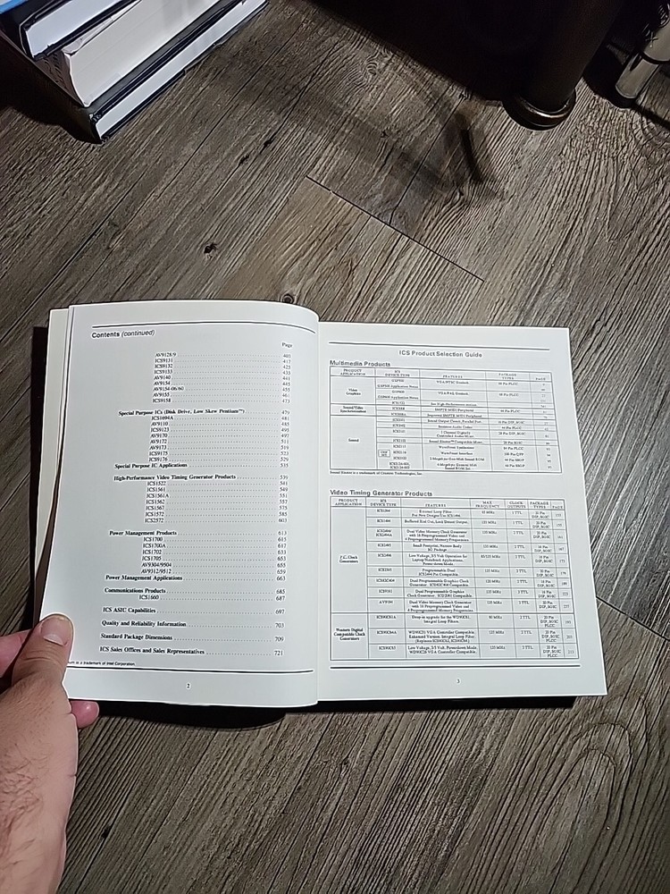 Integrated Circuit Systems, Inc. Data Book 1994 SOFTCOVER