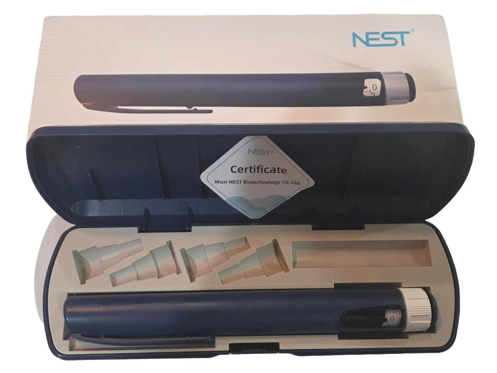 NEST Reusable Peptide Injection Pen | FDA 510K Cleared & Certified | 0-60 IU