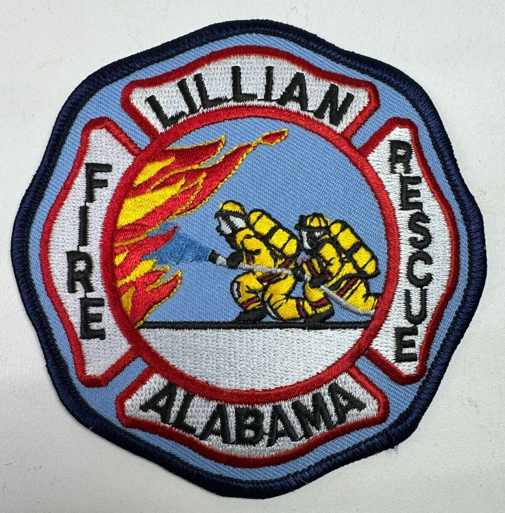 Lillian Fire Rescue Alabama AL Patch T4