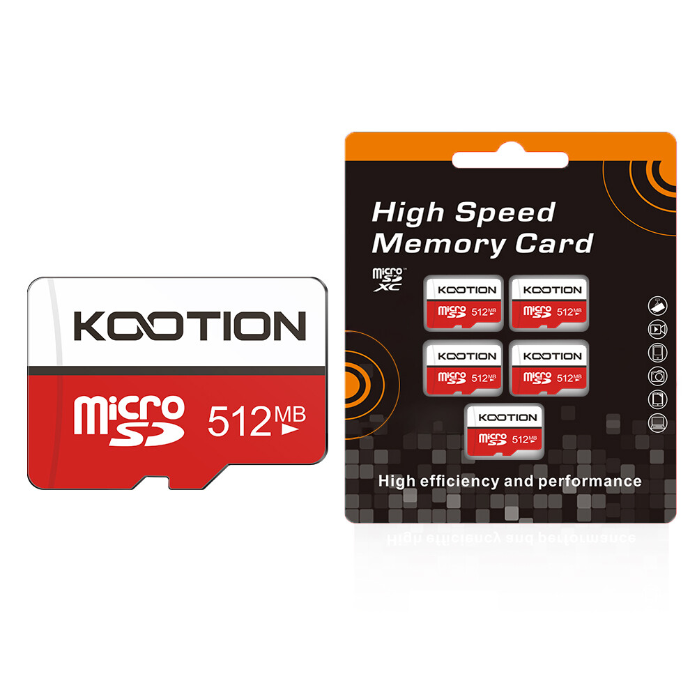 5PCS 512MB Micro SD Card TF Card Class 4 Memory Card +Adapter