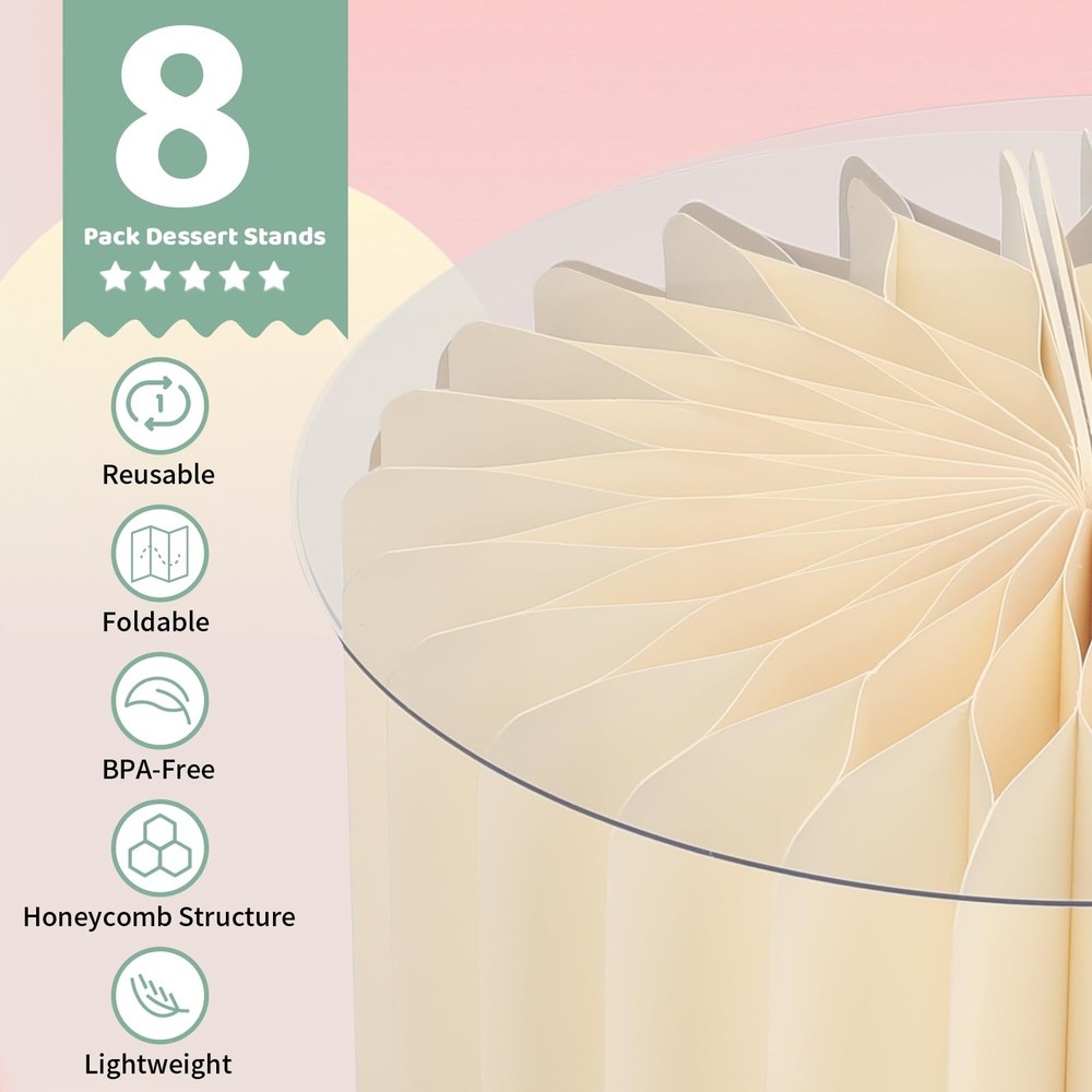 Buffet Risers Food Risers for Buffet Table Acrylic Risers Display Stands Tall Ca