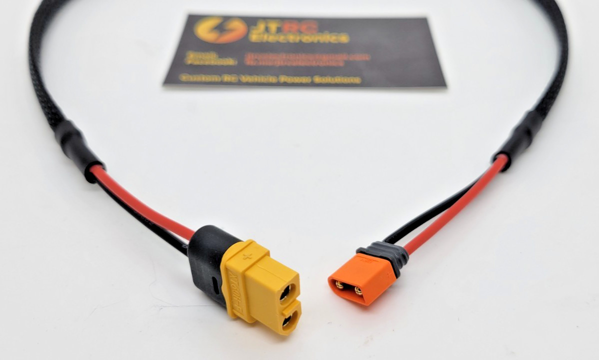 Spektrum IC2 Battery Charge Lead XT60/ IC2 Device 24"