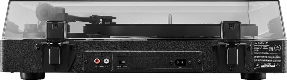 Insignia- Bluetooth Stereo Turntable - Black