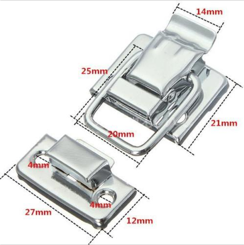 10x DIY Fastener Toggle Latch Catch Chest Case Suitcase Chests Trunk Lock Boxes