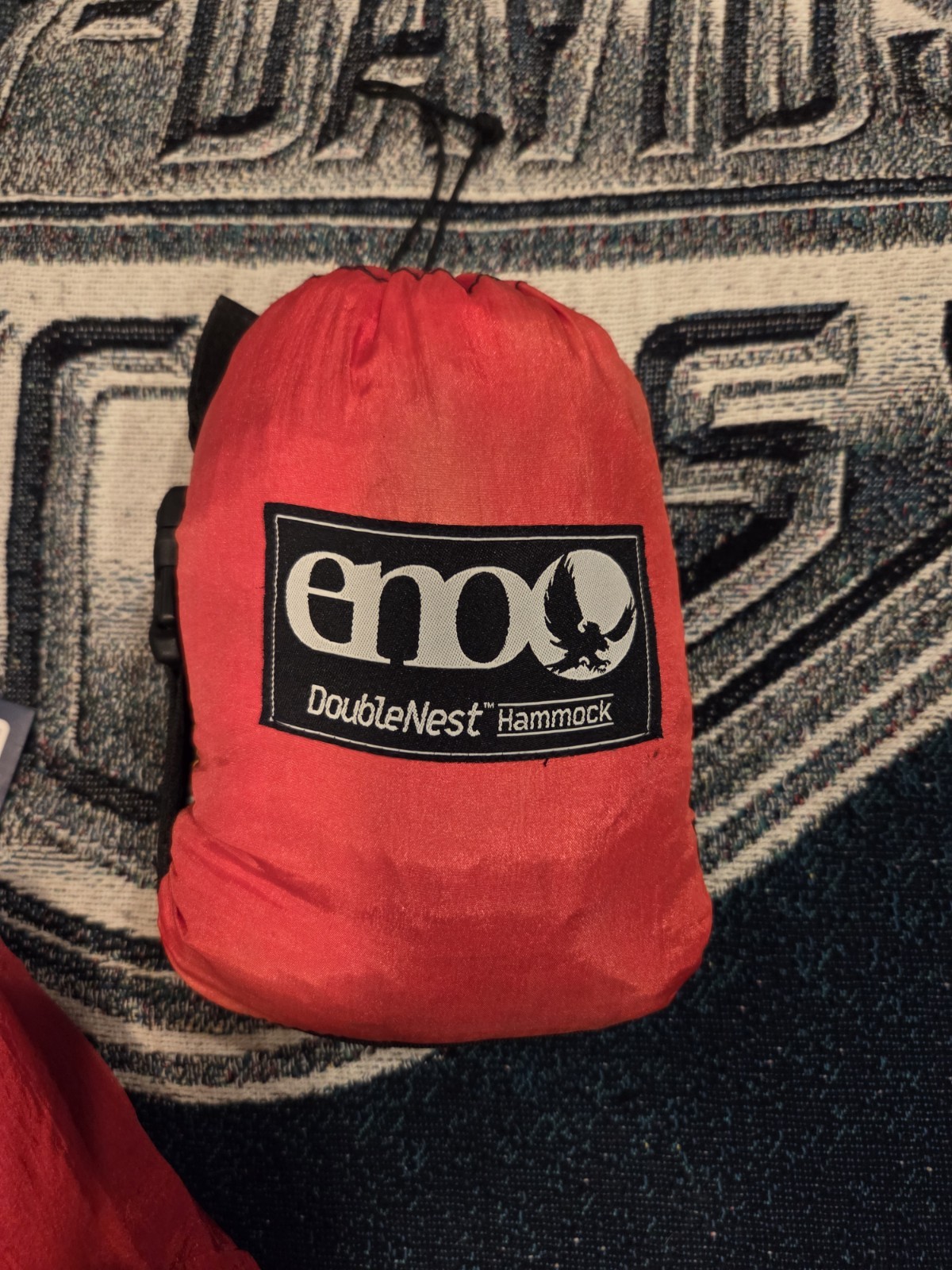 Eno Double Nest Hammock With Atlas Strap Suspension System Red/yellow