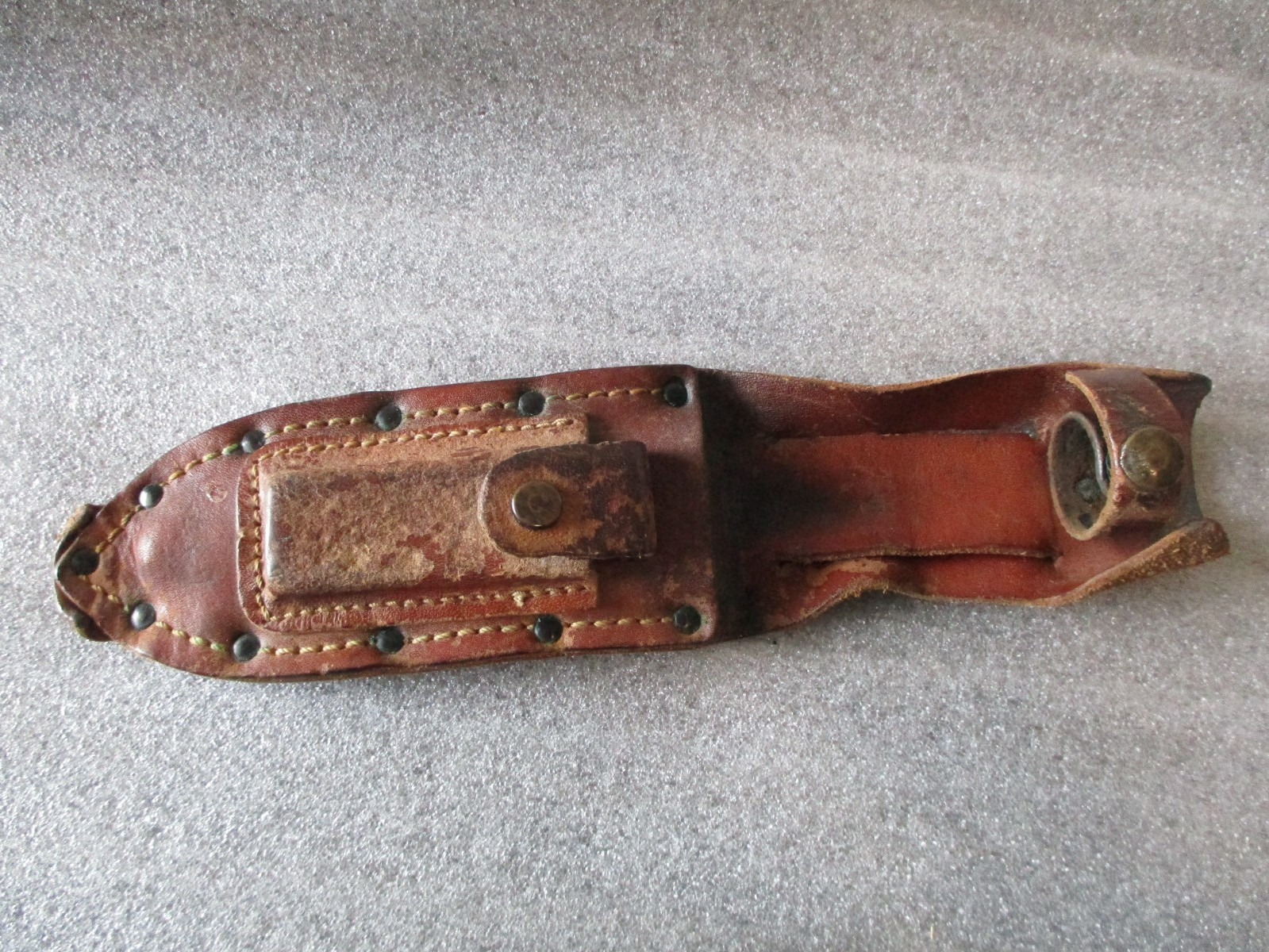 Camillus NY Vietnam Pilot Survival Knife with Sheath & Stone