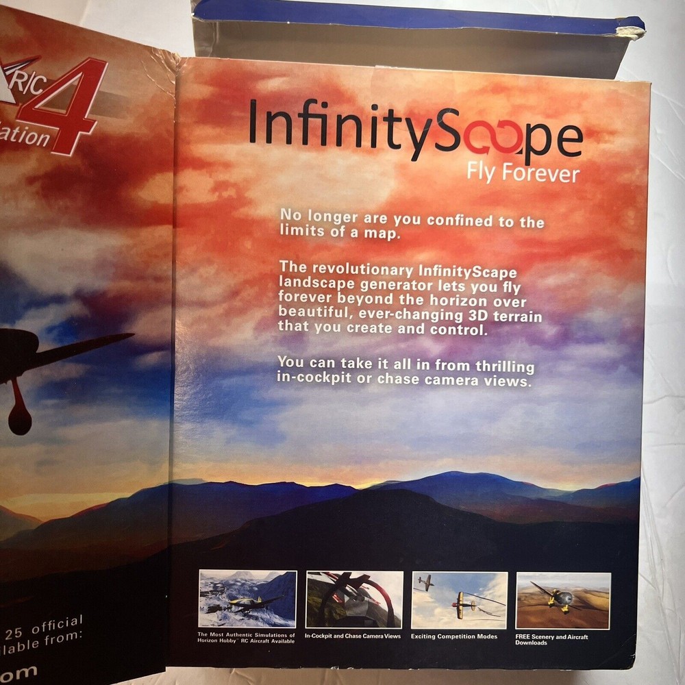 Phoenix R/C 4 Professional RC Flight Simulation 2012 EMPTY BOX ONLY DAMAGED PICS