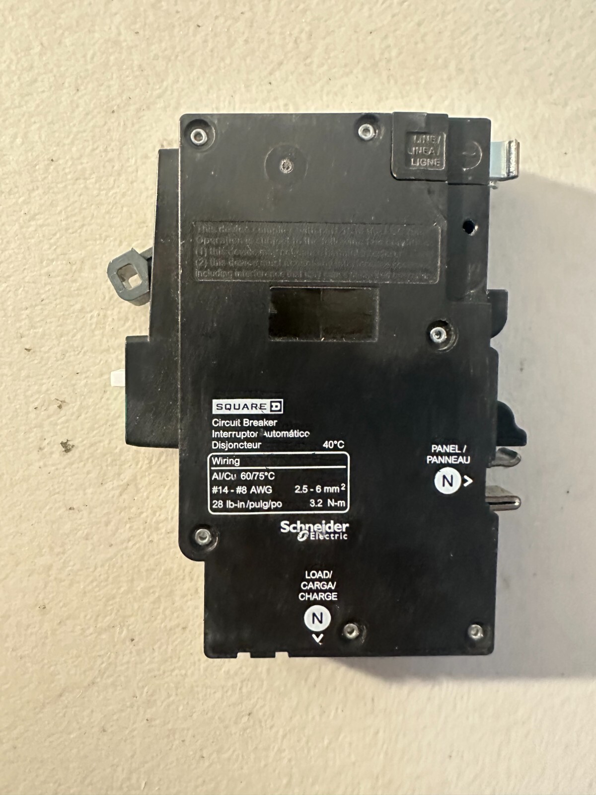 10 PCS QO120PAF SQUARE D QO 1P 20A ARC-FAULT PLUG-ON NUETRAL CIRCUIT BREAKERS