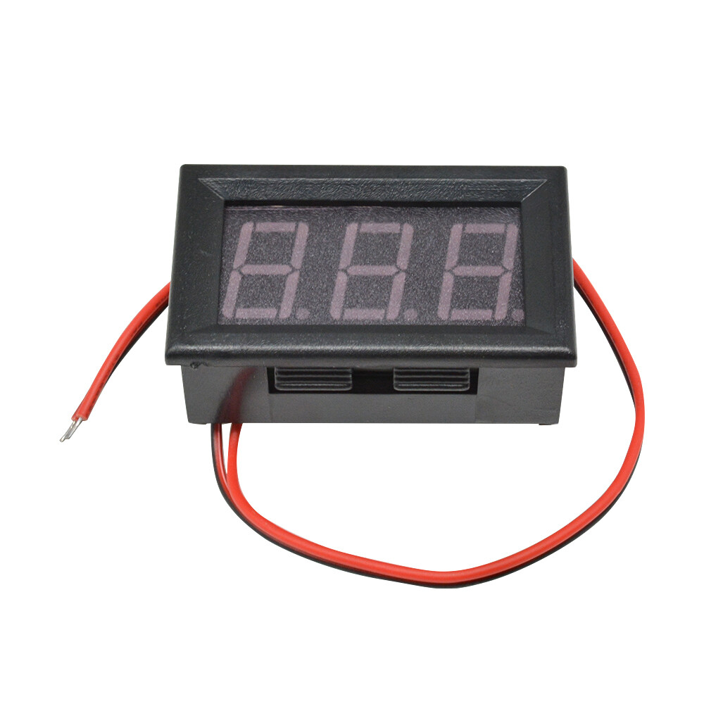 0.56"LED Red 2-Wire Voltmeter Digital Voltage AC70-500V Panel Volt Ammeter Meter