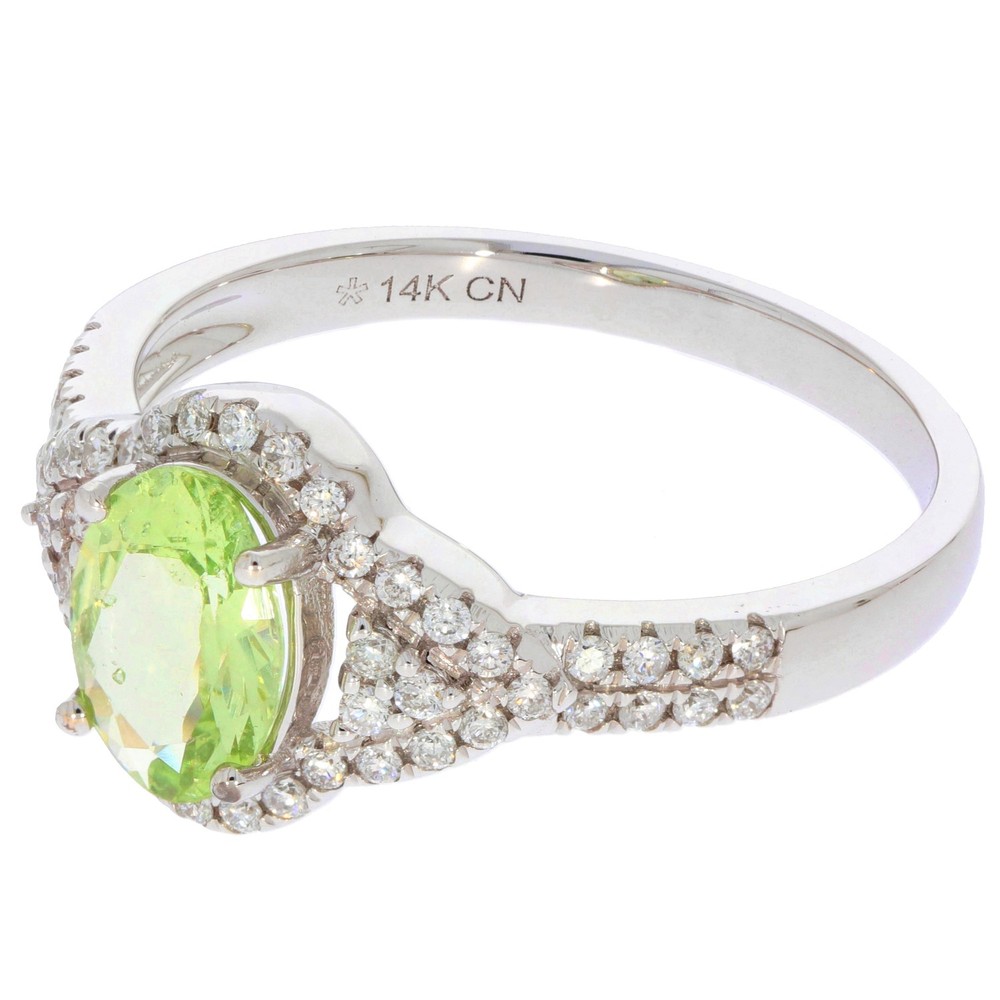 Sterling Silver Semi Mount Ring Setting Oval OV 8X6mm Split Shank Accent