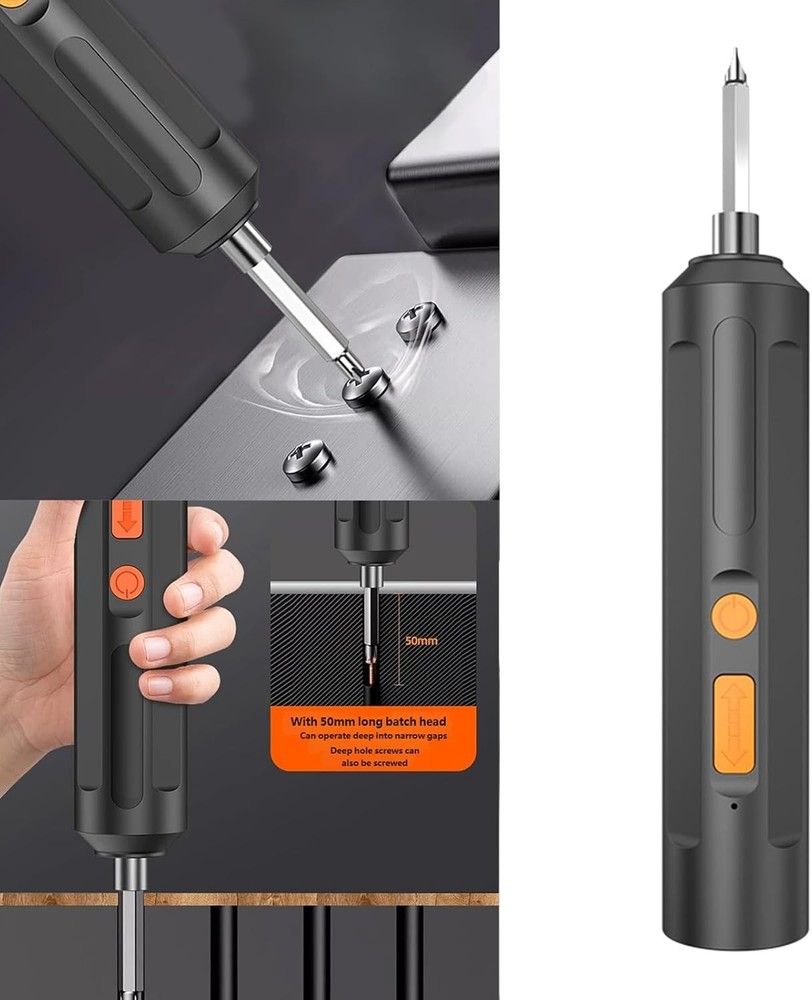 Electric Screwdriver with Features Overload Protections Intelligent Battery