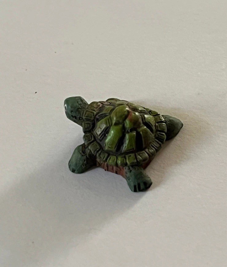Tiny Turtle Miniature Mini Figure Figurine 3/4”