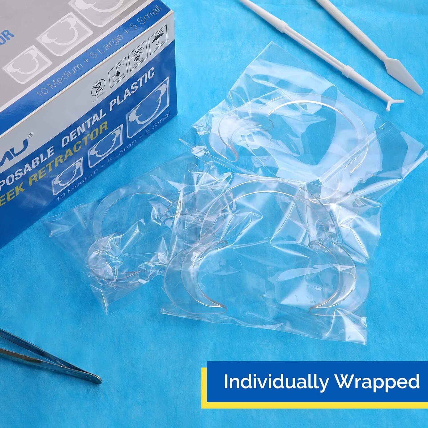 JMU Medium Teeth Whitening Cheek Retractor Dental Mouth Opener Game 3-20pcs