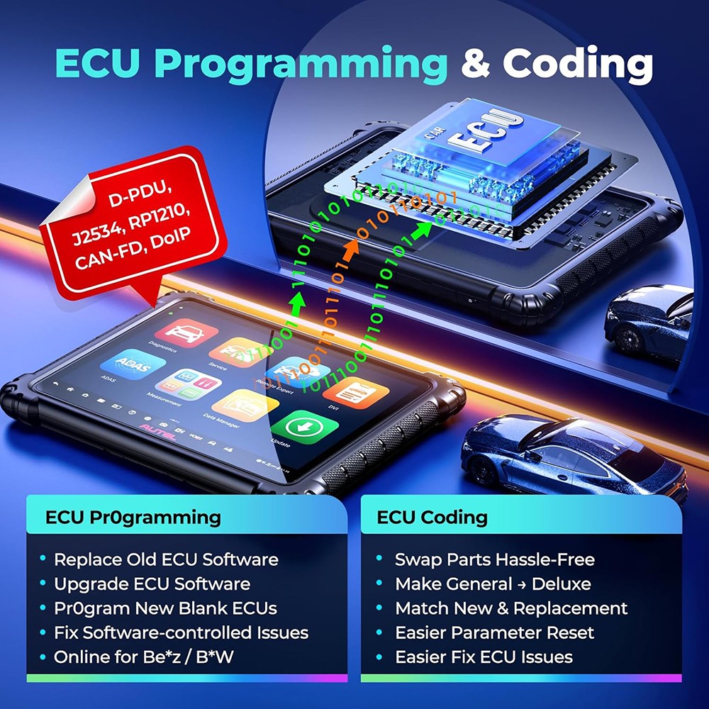 Autel MaxiSYS Ultra S2 Diagnostic Scanner VCMI2 Programming Coding, 48+ Service