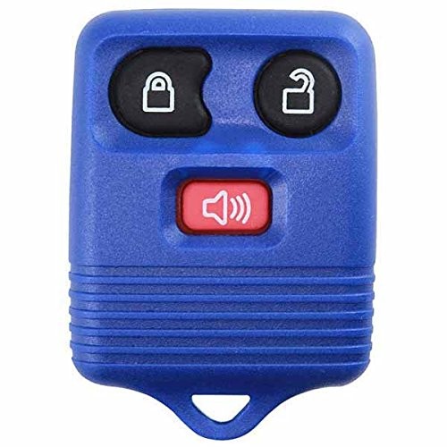 Replacement 3 Button Keyless Entry Remote Control Key Fob Clicker Blue