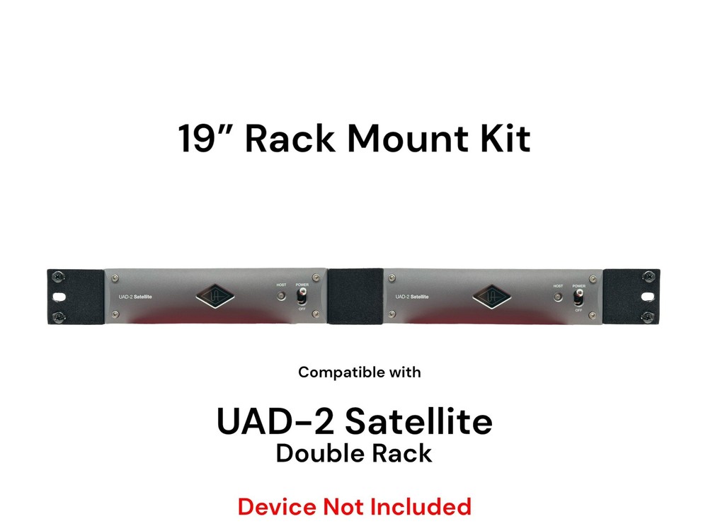 Rack Mount Kit for 2 Side By Side UAD-2 Satellite Thunderbolt - 19” 1U Brackets