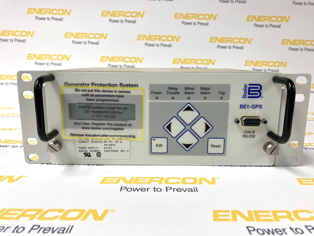 Basler Electric BE1-GPS Generator Protective Relay