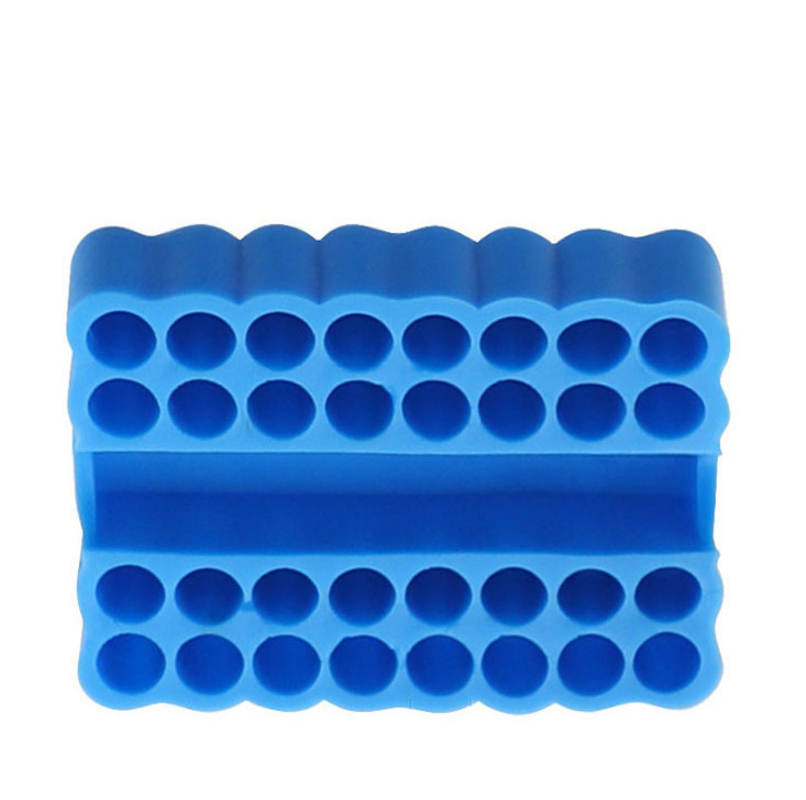 2pcs/set Plastic Hex Shank Screwdriver Bit Holder Convenient Drill Bit Organizer