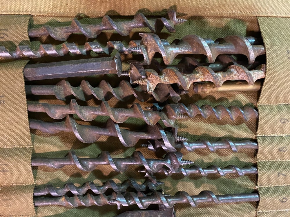 WWII US Tool Roll For Blacksmiths Set No 1-1942-Various Bits & Tools