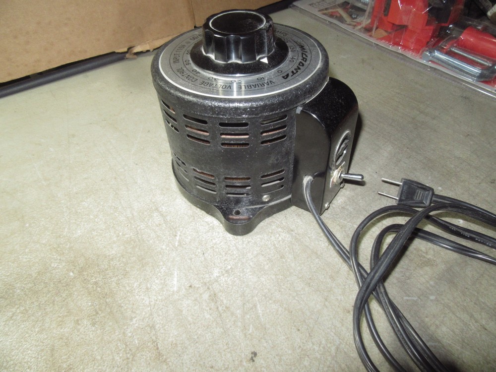 Nice Micronta Variable Transformer Variac 115V Output 0-140 works great Japan