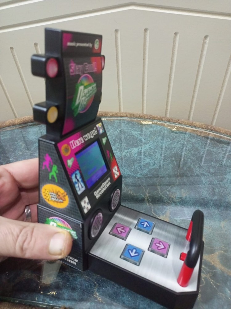 Tiny Arcade Boardwalk Arcade Dance Dance Revolution, Red, Miniature