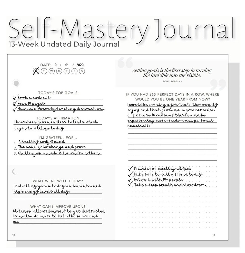 Self-Mastery Journal for Men