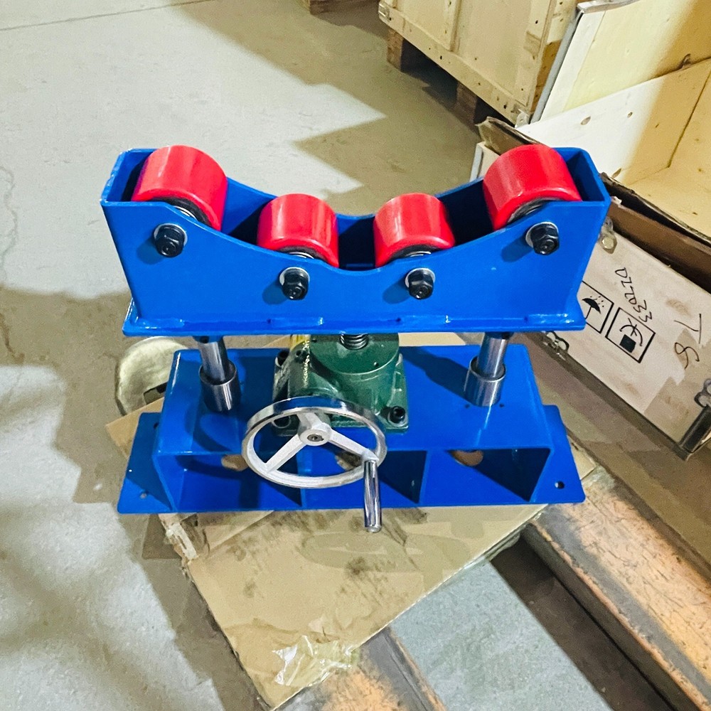 Two sets Manual Welding Roller Bracket 1100lb Rolling Support Frame for Welding