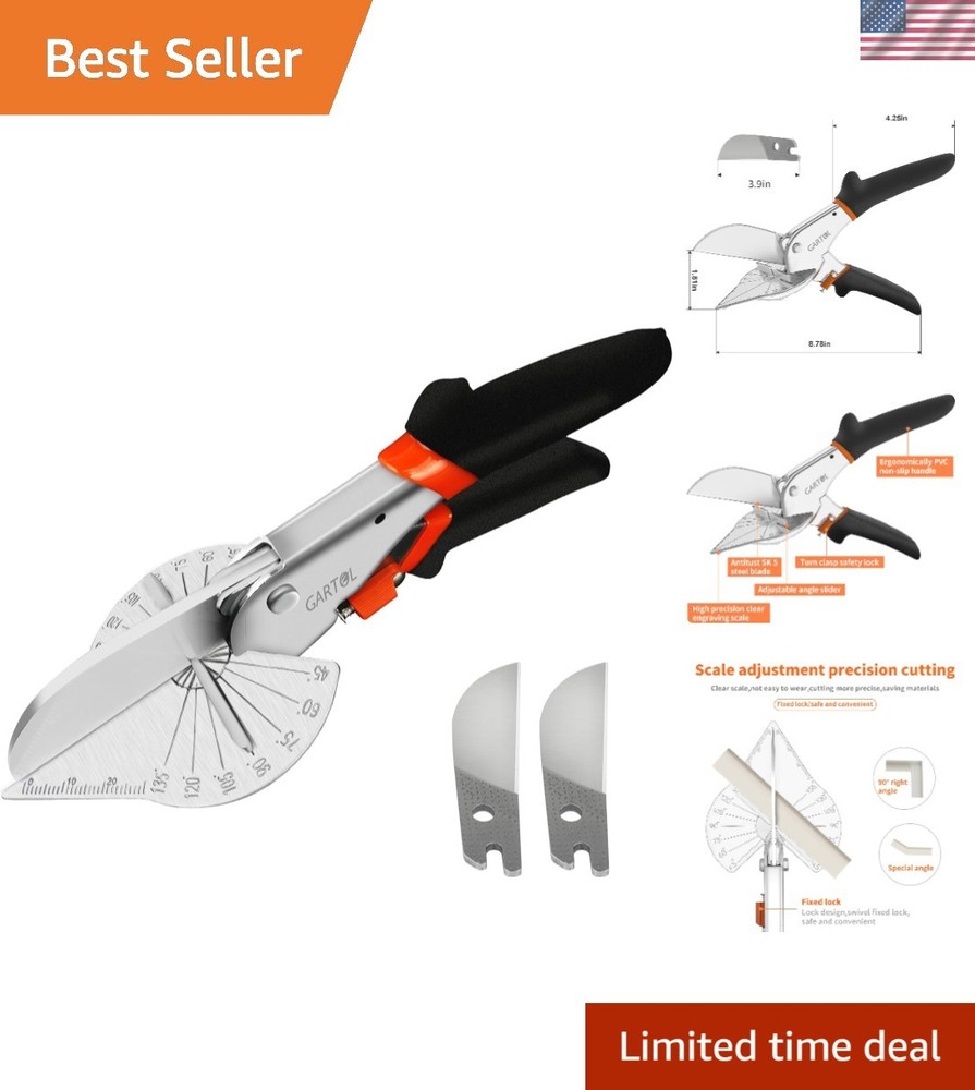 Miter Shears- Multifunctional Trunking Shears for Angular Cutting of Moulding...