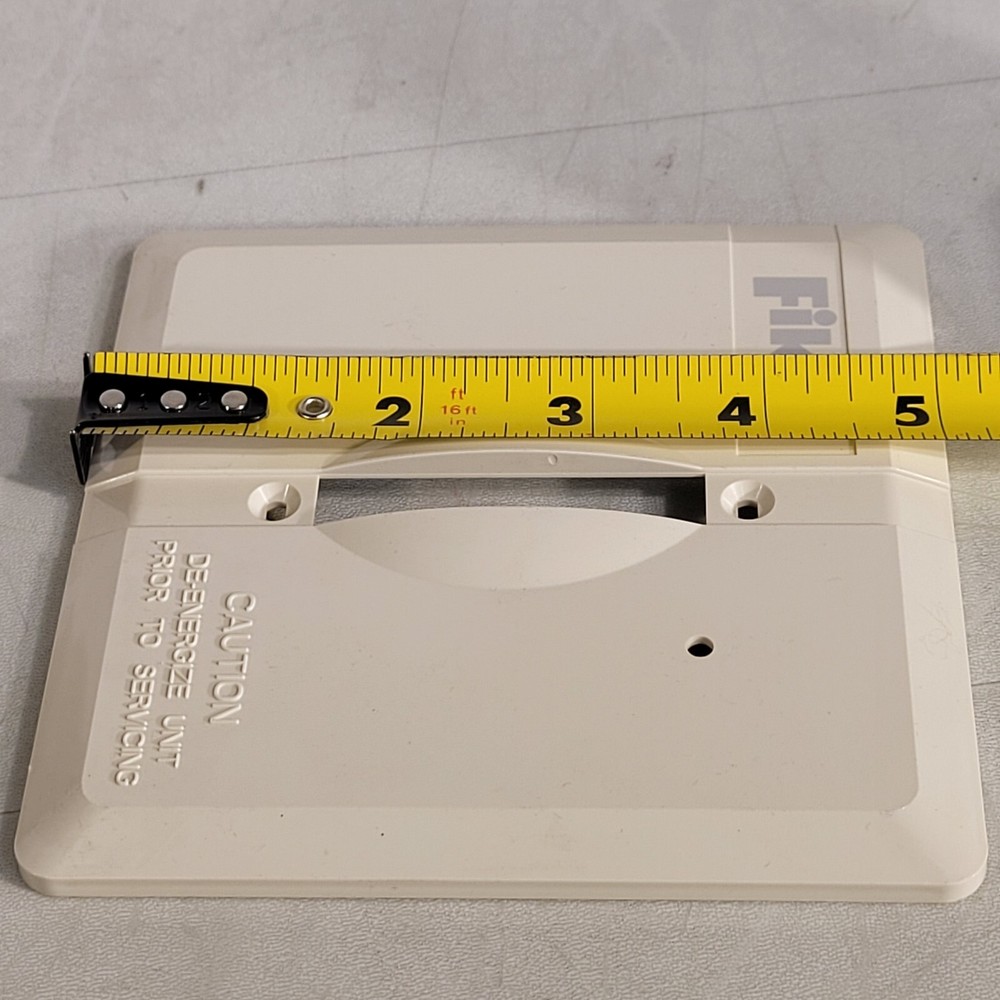 Fike Relay Module Wall Plate Off White Switch Fire 5" X 5"